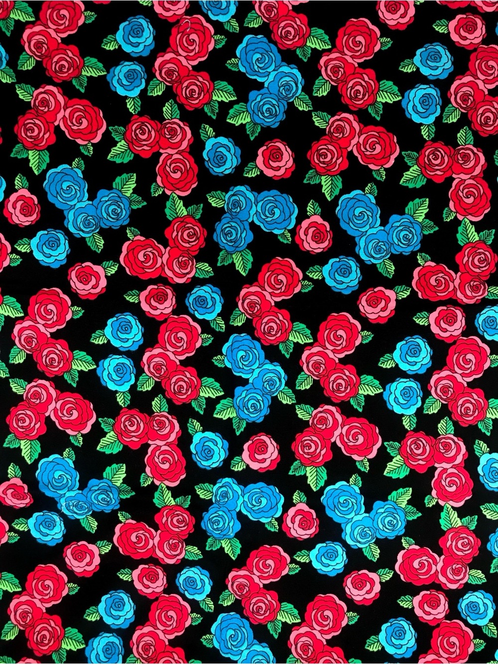 Roses by David Textiles from the Folklorico Calaveras line - Fat Quarter